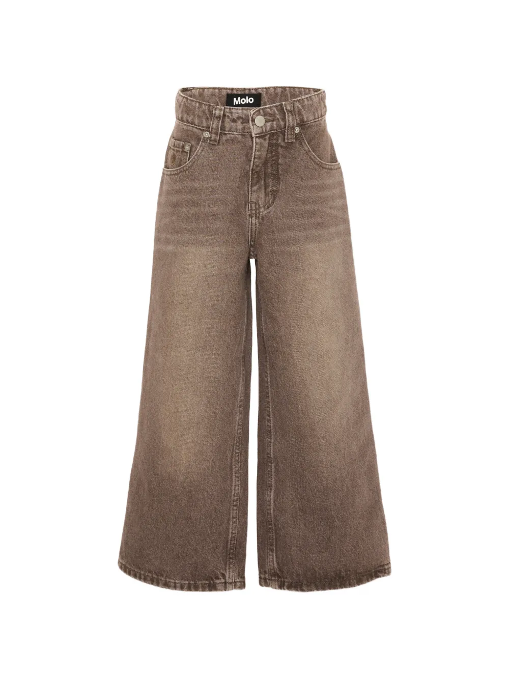 Molo Askio wide-leg jeans - Marrone