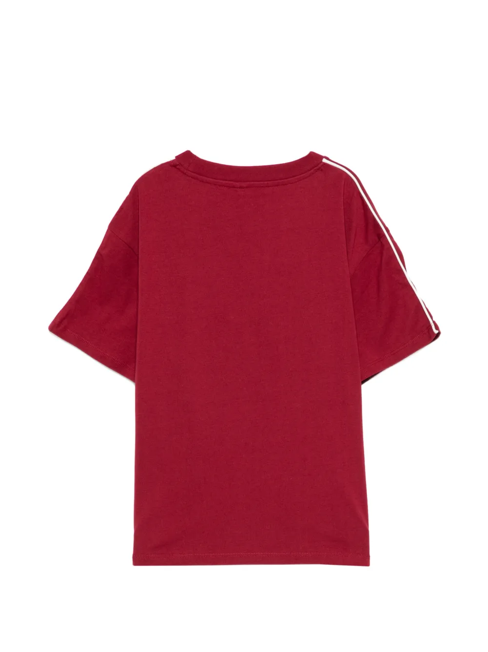Stella McCartney Kids T-shirt met logoprint Rood
