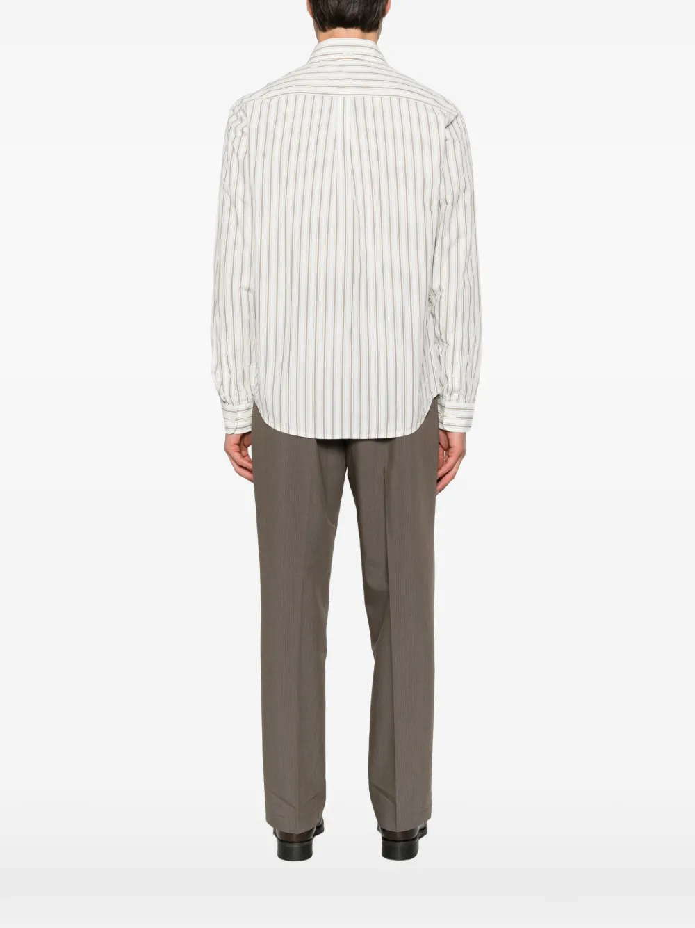 Les Deux Gestreept button-down overhemd Wit