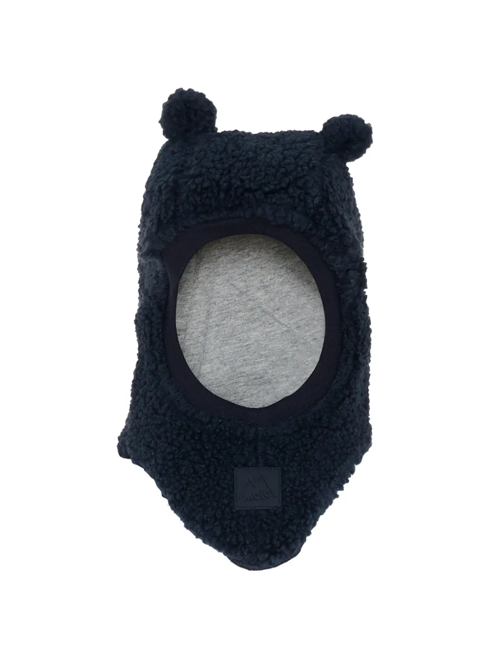 Molo Babies' Kay Fleece Ear-detail Balaclava In Blue