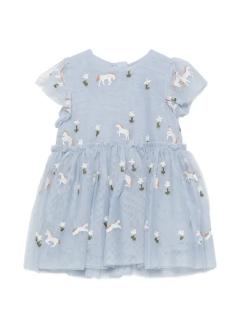 Stella McCartney Kids embroidered tulle dress