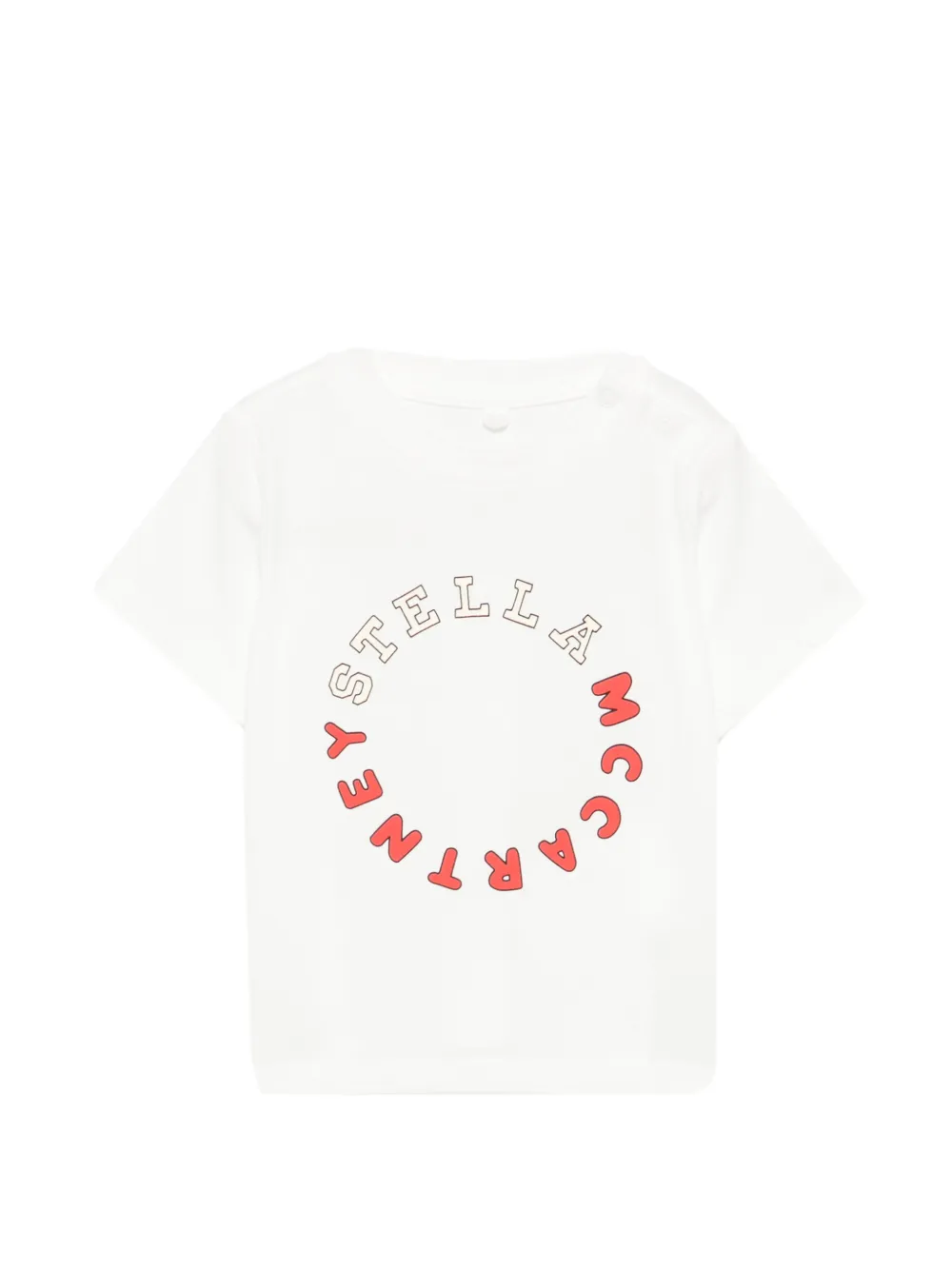 Stella McCartney Kids logo-print T-shirt - Bianco