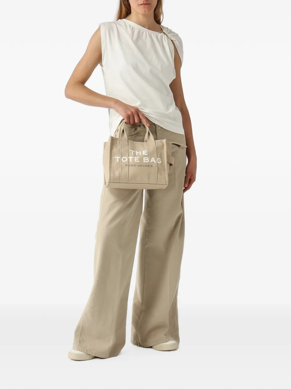 Marc Jacobs The Canvas Small Tote Bag In Neutral