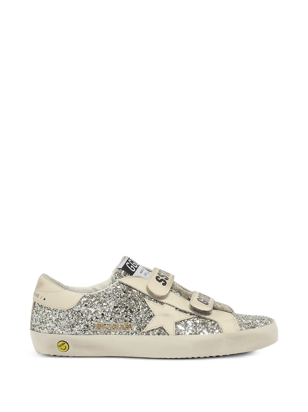 Golden Goose Kids Old School Sneakers im Glitter-Look - Silber