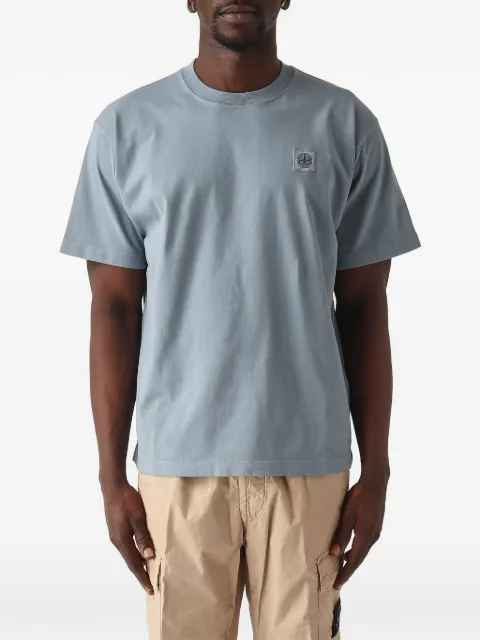 Stone Island 2100030 regular-fit T-shirt with Compass patch