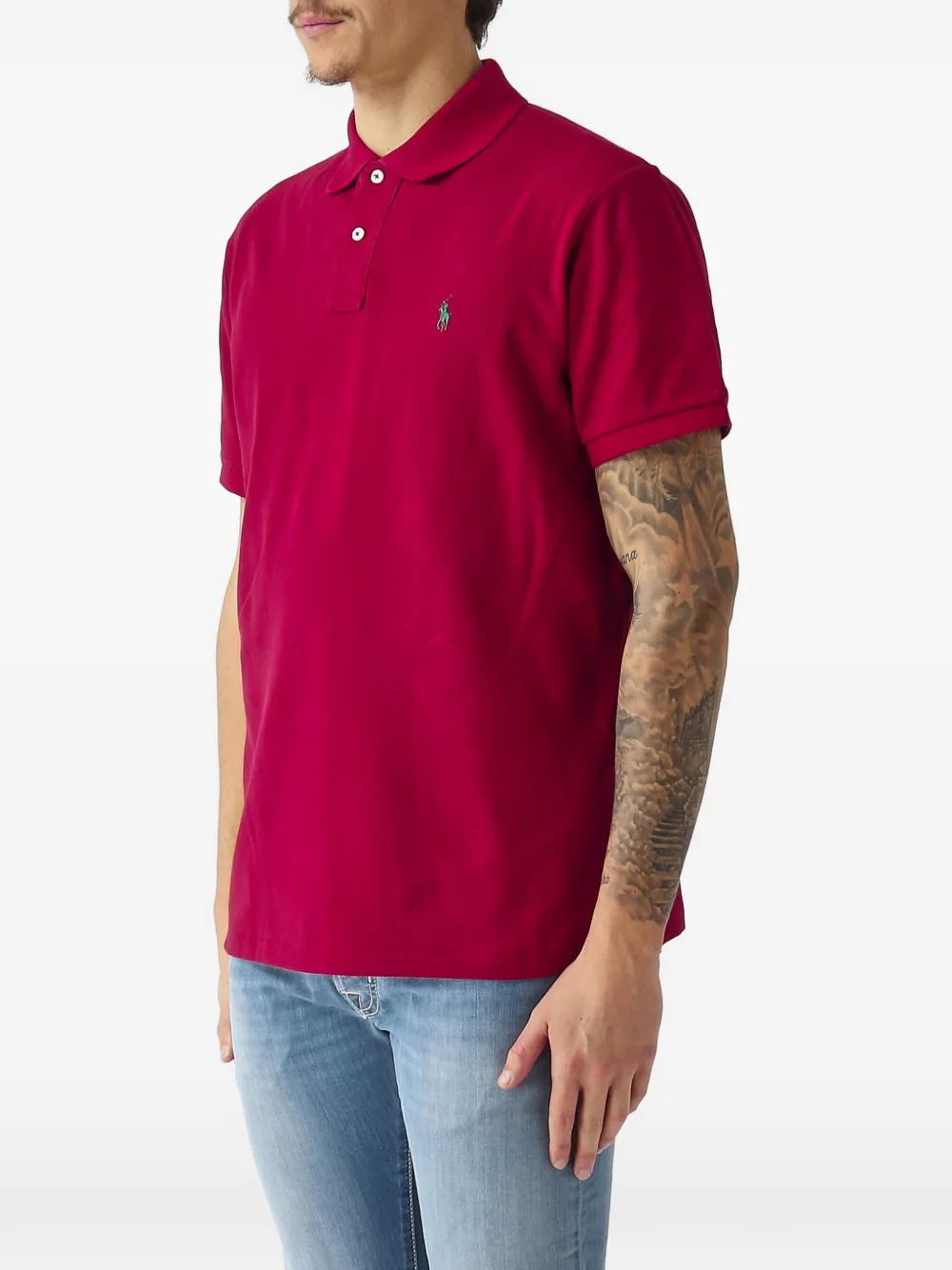 Polo Ralph Lauren Poloshirt met geborduurd logo Rood