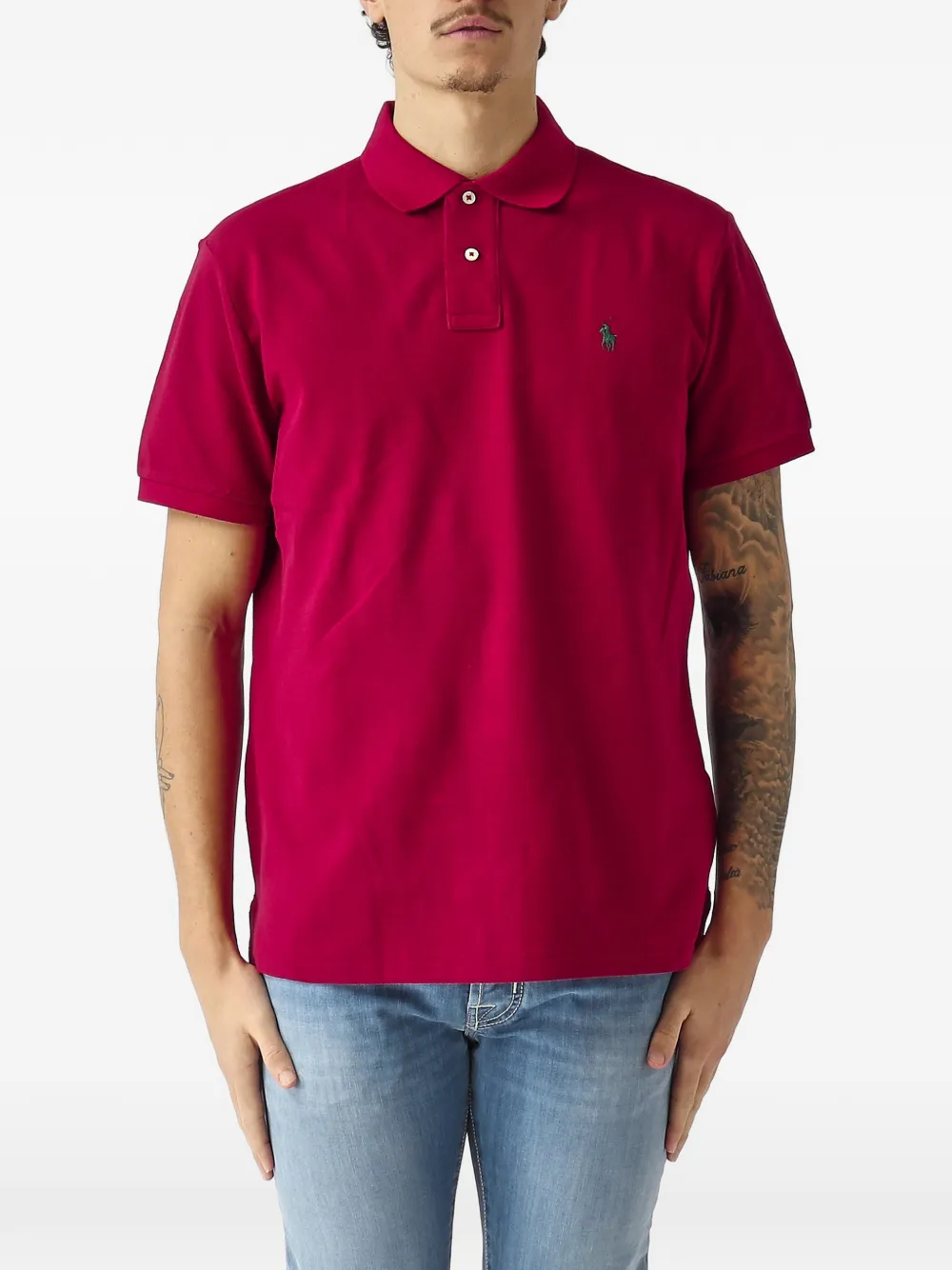Polo Ralph Lauren embroidered logo polo shirt · S