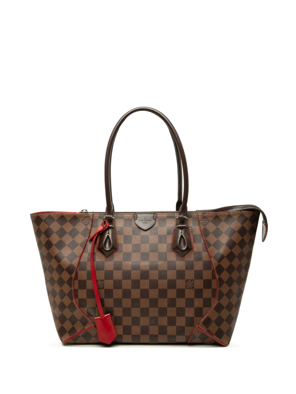 Louis Vuitton Pre-Owned 2015 Damier Ebene Caissa MM tote bag - Marrone