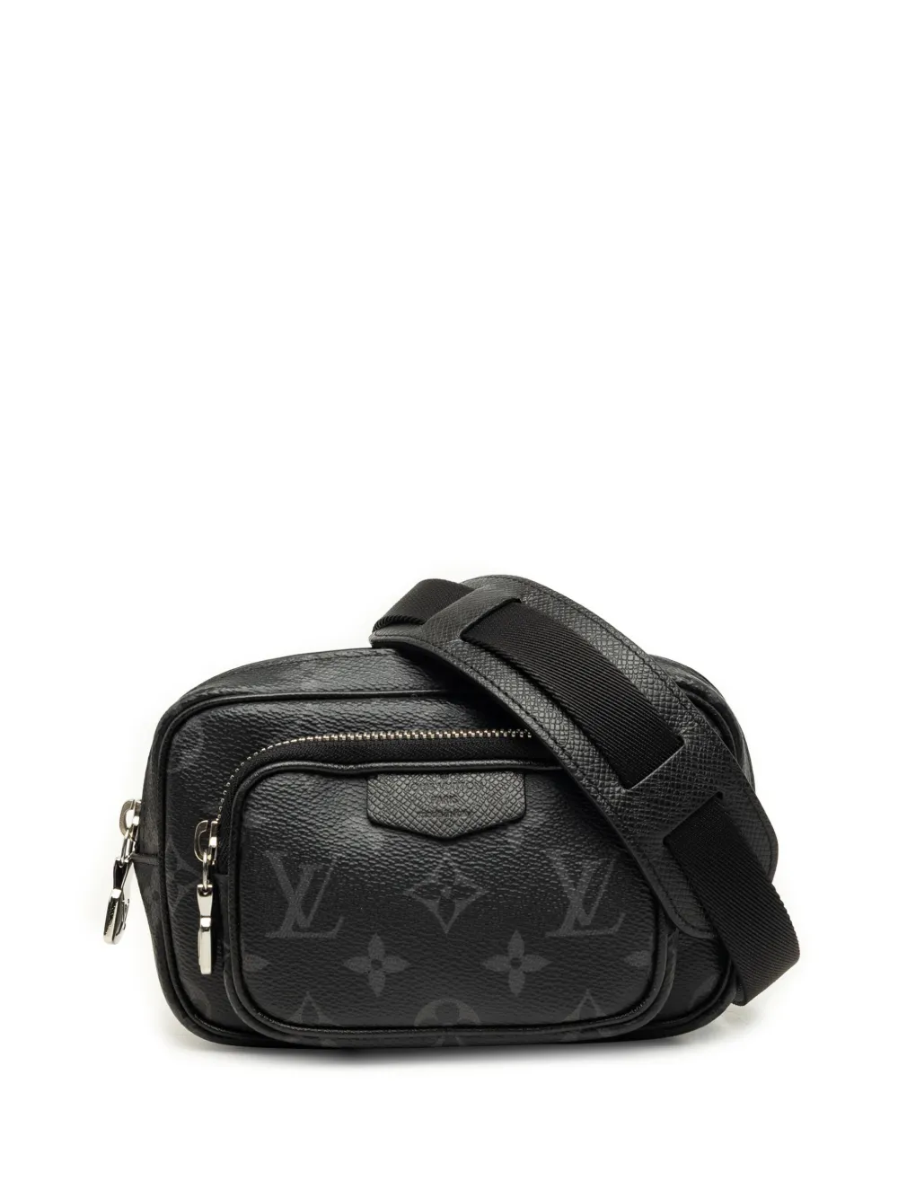 Louis Vuitton Pre-Owned 2021-2026 Monogram Eclipse Taigarama Outdoor Pouch Umhängetasche - Schwarz