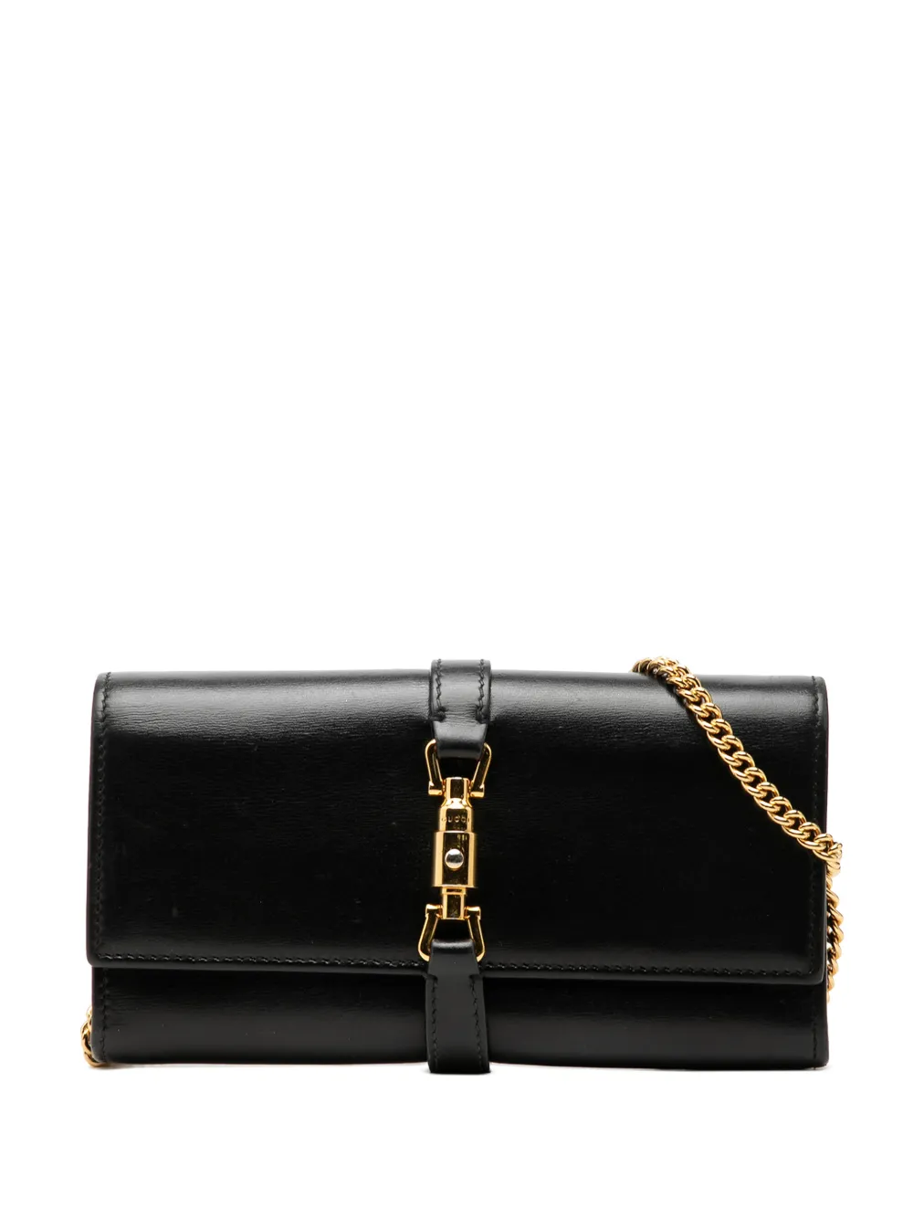 Gucci Pre-Owned 2016-2026 Calfskin Jackie 1961 Wallet On Chain crossbody bag - Nero