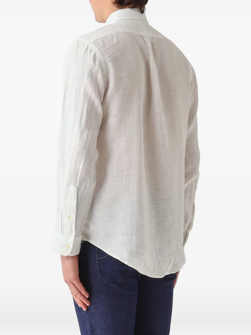 Polo Ralph Lauren Overhemd met geborduurd logo Wit
