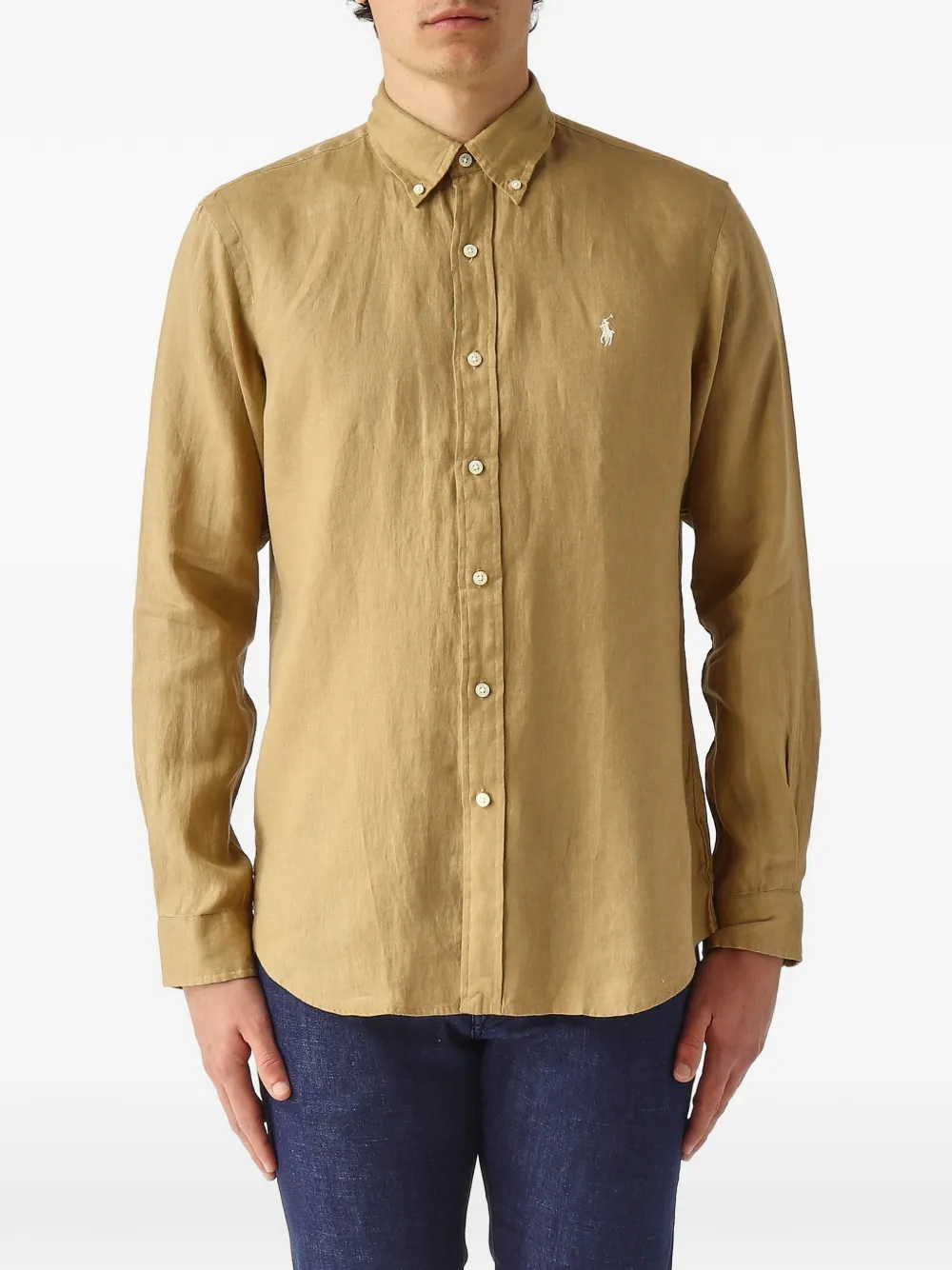Polo Ralph Lauren custom-fit linen shirt