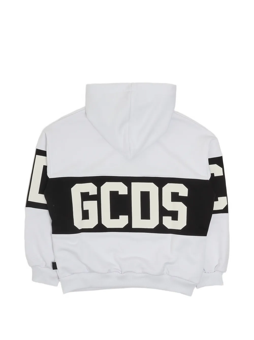 Gcds Kids Hoodie met logoprint Wit