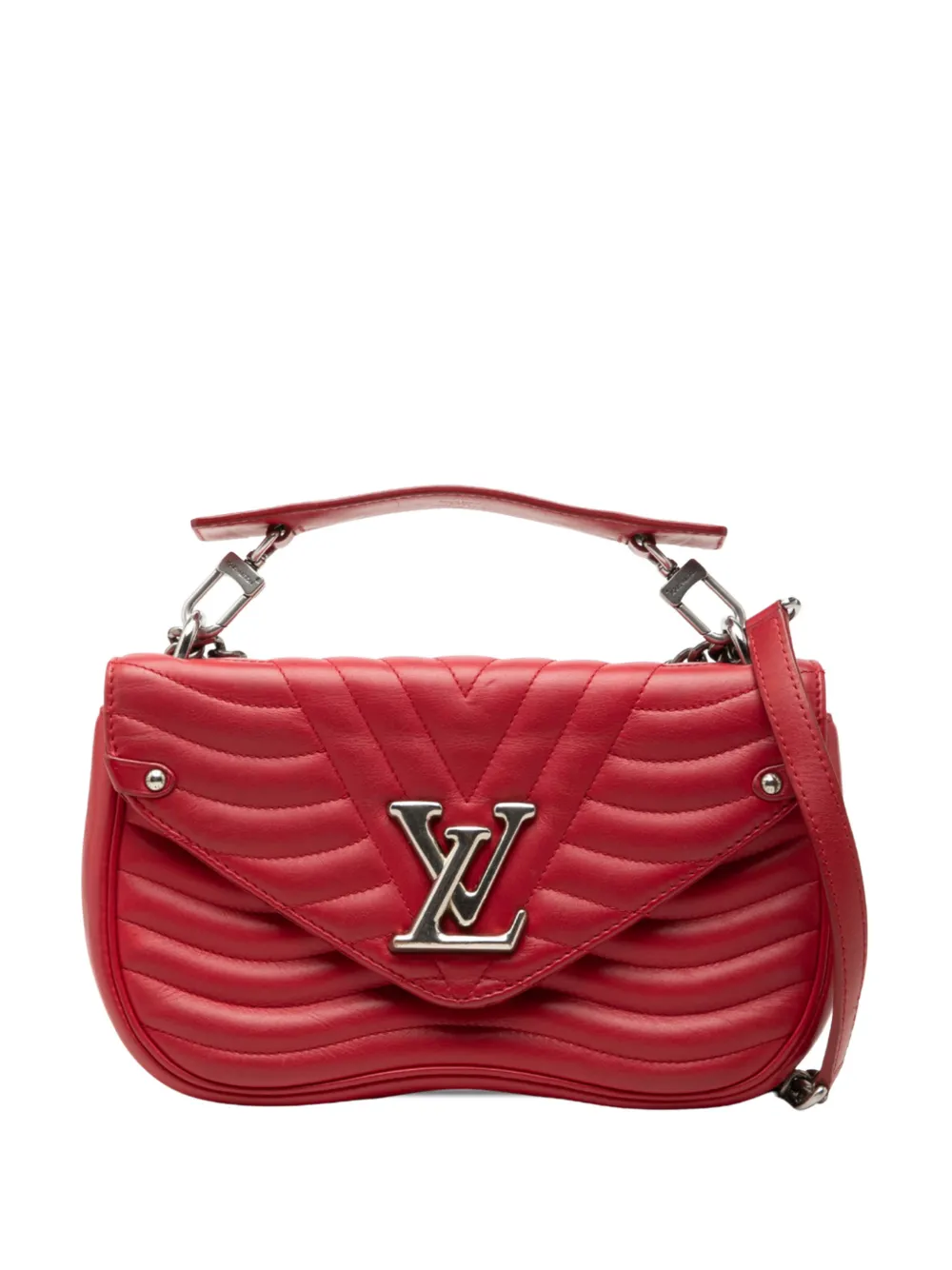 Louis Vuitton Pre-Owned 2019 New Wave Chain Bag MM satchel - Red