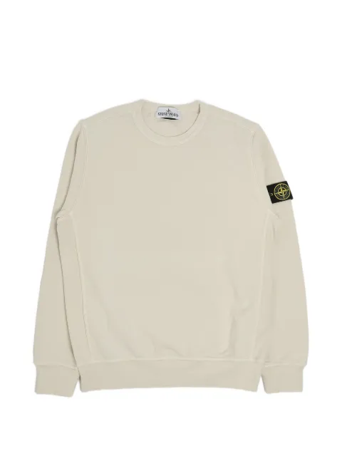 Stone Island Junior sudadera con parche del logo