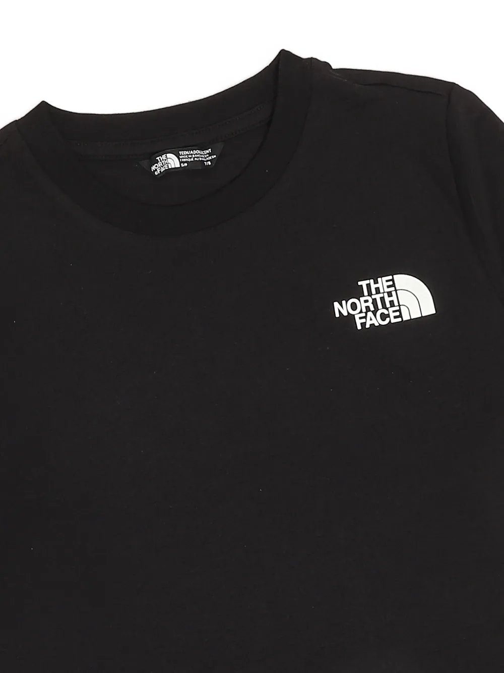 The North Face Kids T-shirt met logoprint Zwart