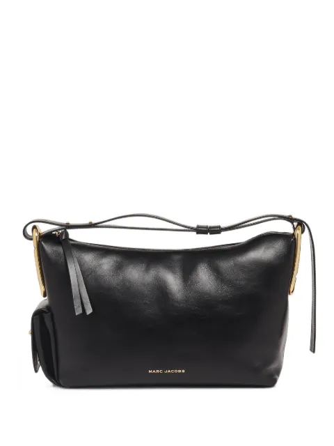 Marc Jacobs logo-print leather shoulder bag