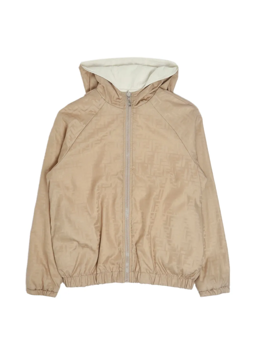 Fendi Kids reversible FF-monogram jacket - Toni neutri