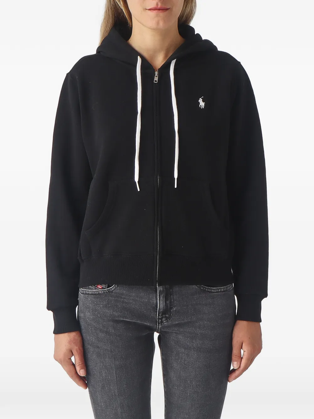 Polo Ralph Lauren full-zip fleece hoodie - Nero