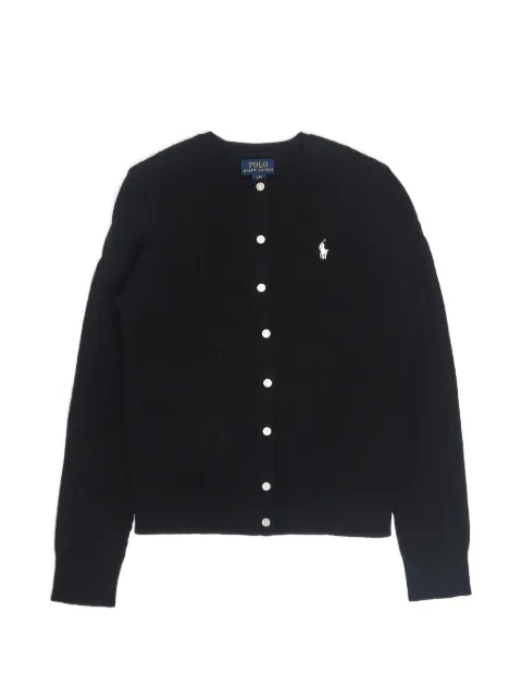 POLO RALPH LAUREN KIDS mini-cable cotton cardigan