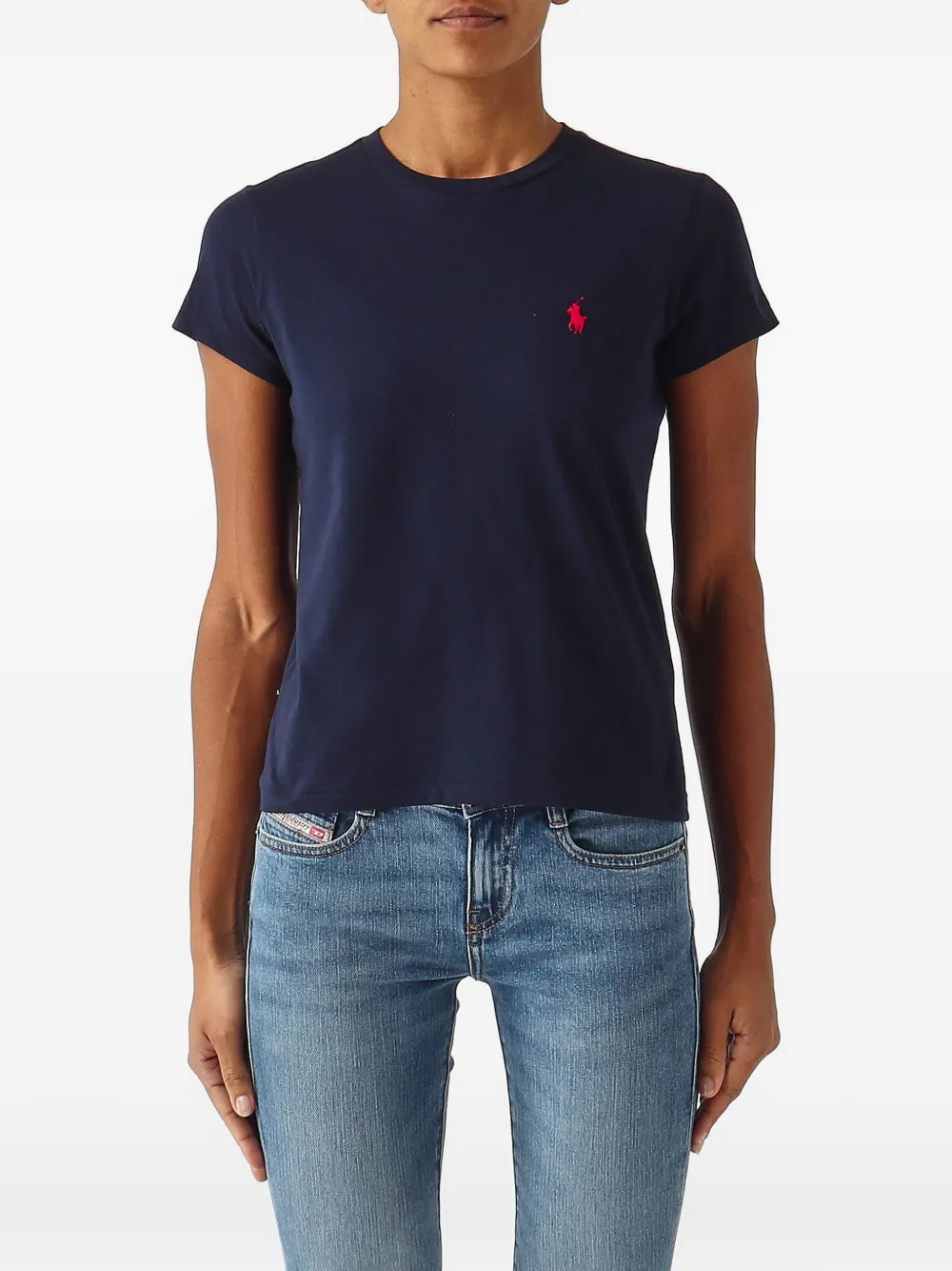 Polo Ralph Lauren logo-embroidered T-shirt - Blu
