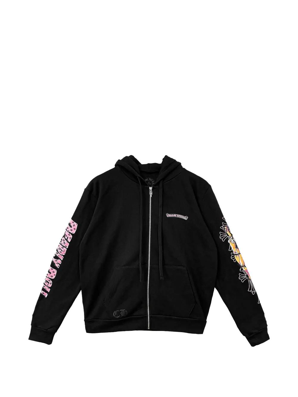 Chrome Hearts Deadly Doll Cross-print hoodie - Black