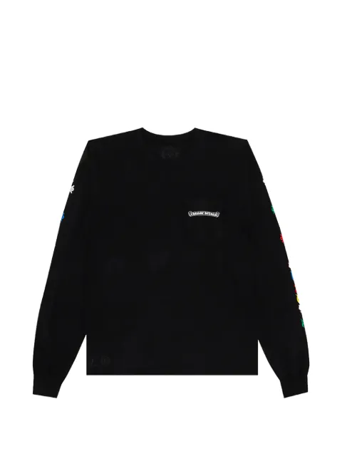 Chrome Hearts Multi Color Cross Cemetery Langarmshirt