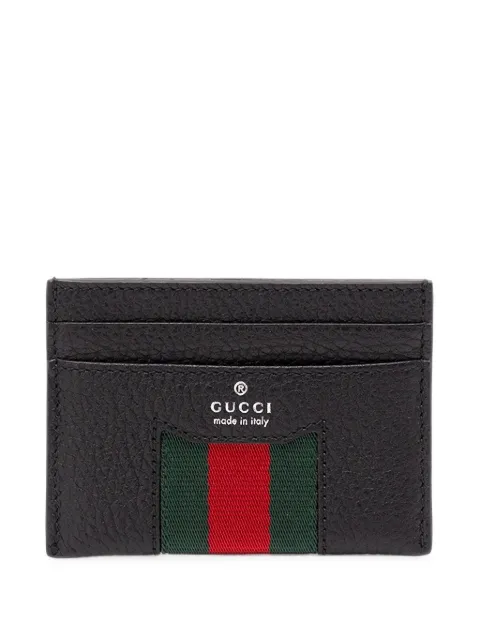 Gucci Web-stripe card holder