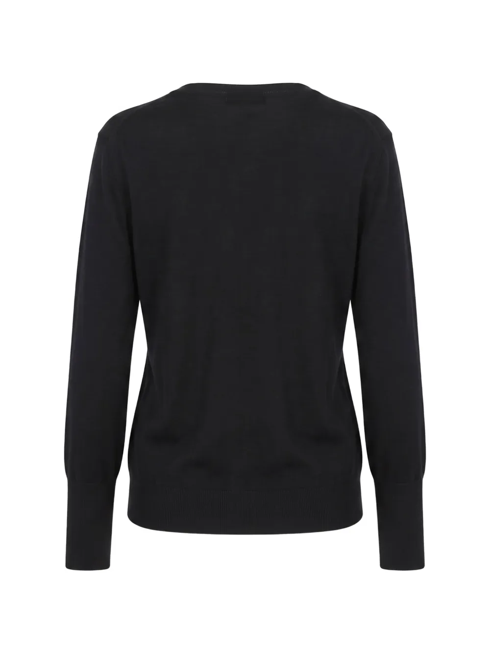 Patrizia Pepe V-neck wool sweater Zwart