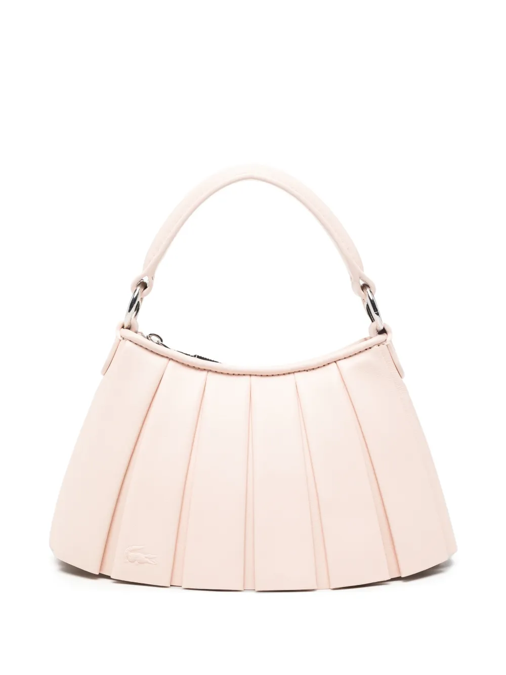 Lacoste xs Lenglen leather shoulder bag - Pink