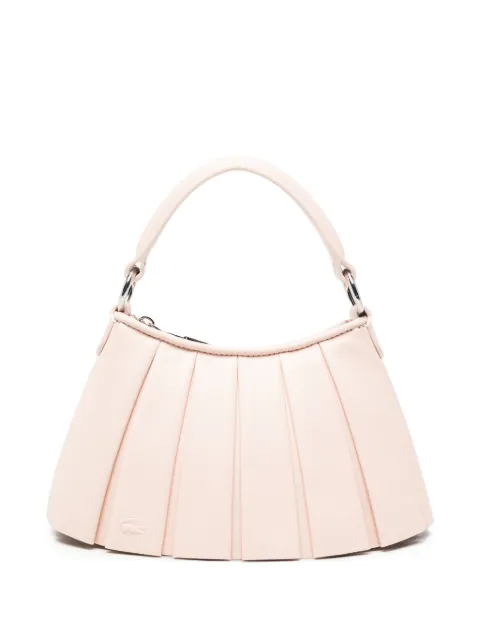 Lacoste xs Lenglen leather shoulder bag