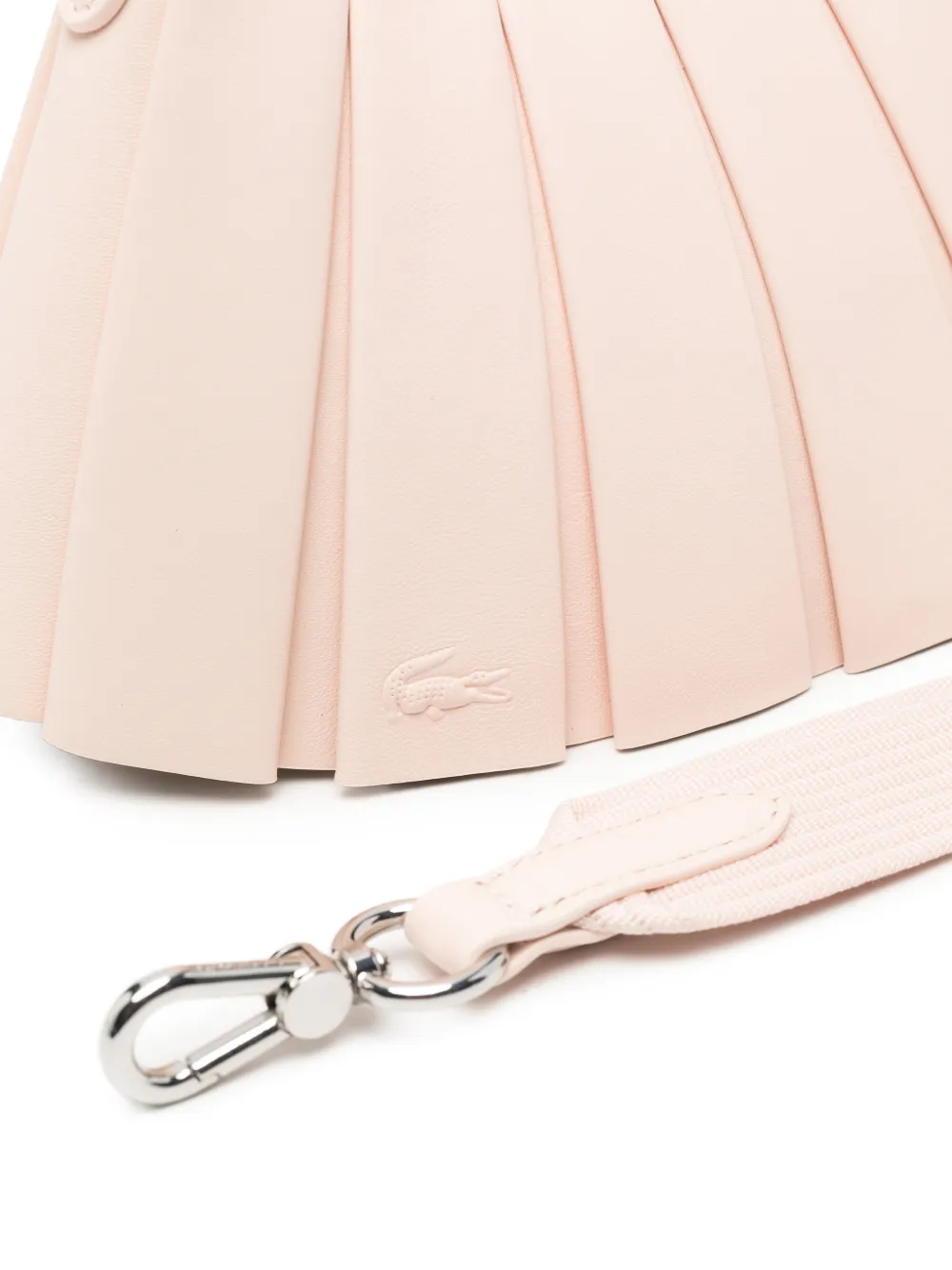 Lacoste XS Lenglen leren schoudertas Roze
