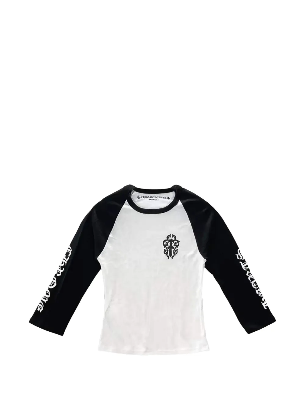 Chrome Hearts Dagger Baseball-T-Shirt - Weiß