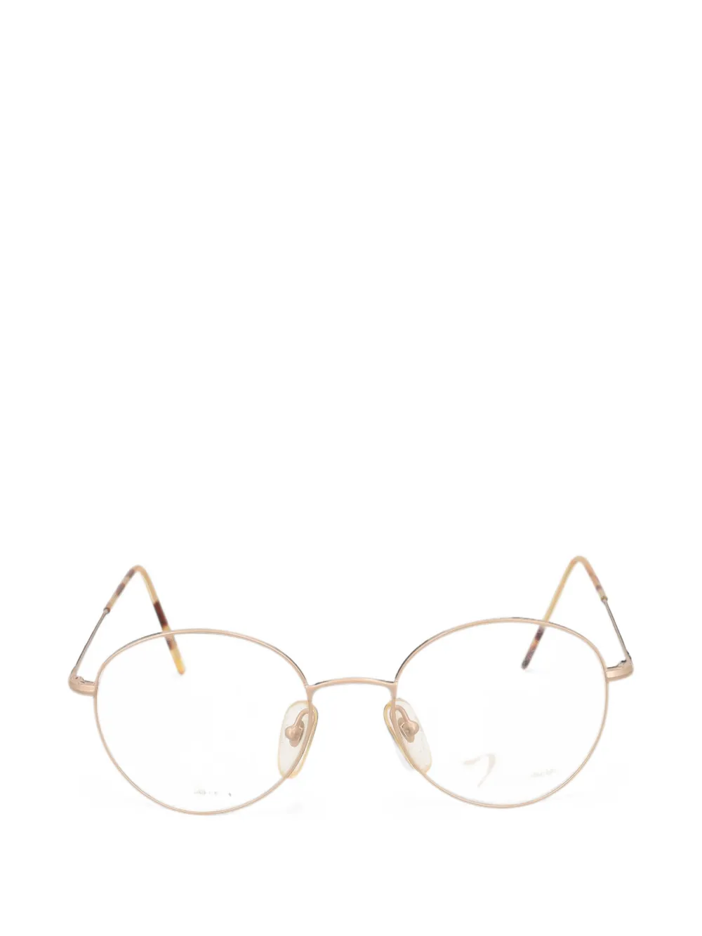 Giuliano Fujiwara Vintage lunettes de vue à monture ronde - Or