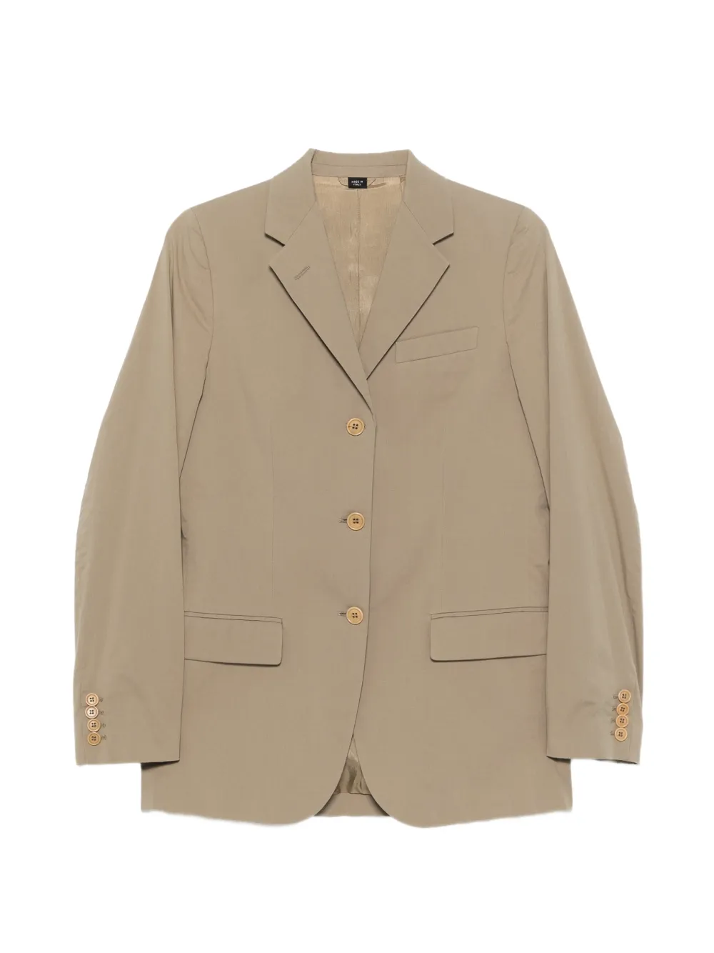 Helmut Lang Pre-Owned veste à simple boutonnage (années 1990) - Tons neutres Helmut Lang Pre-Owned veste à simple boutonnage (années 1990) - Tons neutres