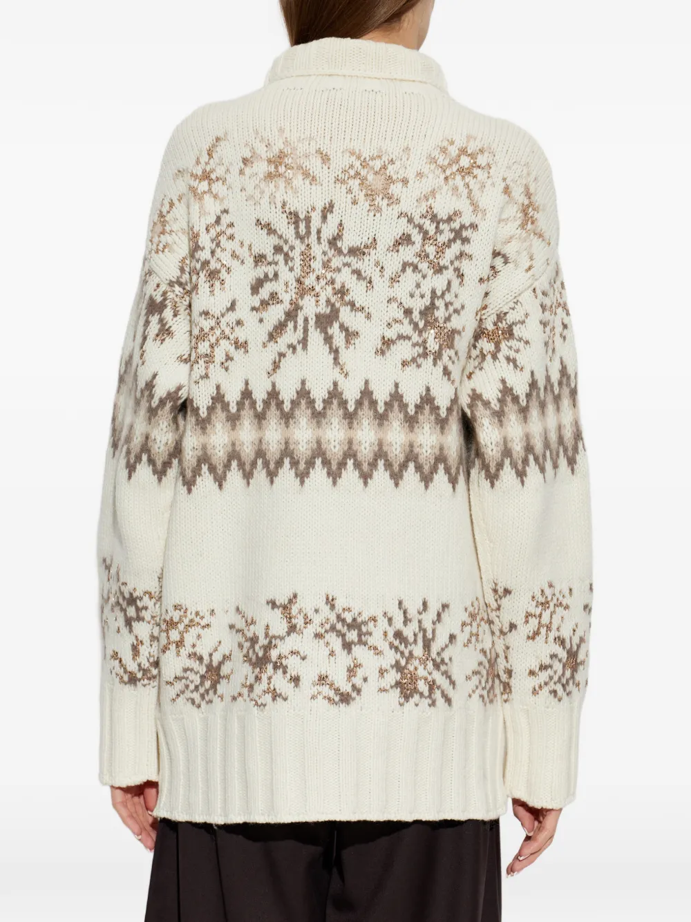 Fabiana Filippi Coltrui met applicatie Beige
