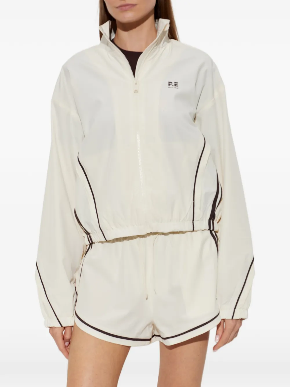 P.E Nation Liner jack met biesdetail Beige