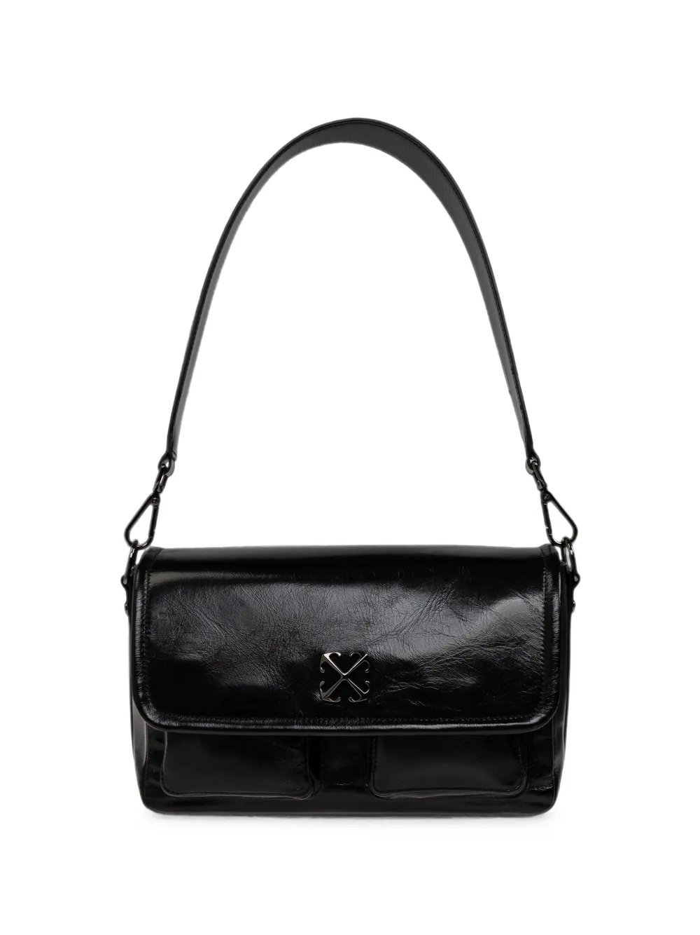 Off-White Dumbo leather shoulder bag - Nero
