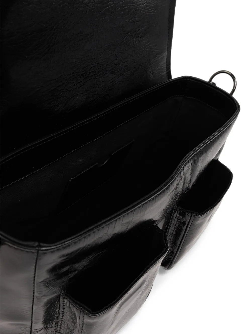 Off-White Dumbo leather shoulder bag Zwart