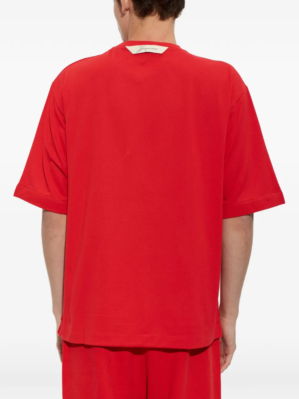 Jacquemus The Rond Carré short-sleeve T-shirt Rood
