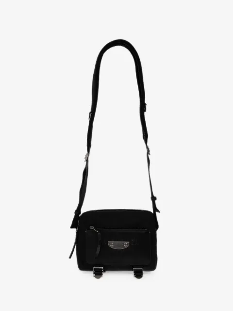 Sleek multi-pocket shoulder bag