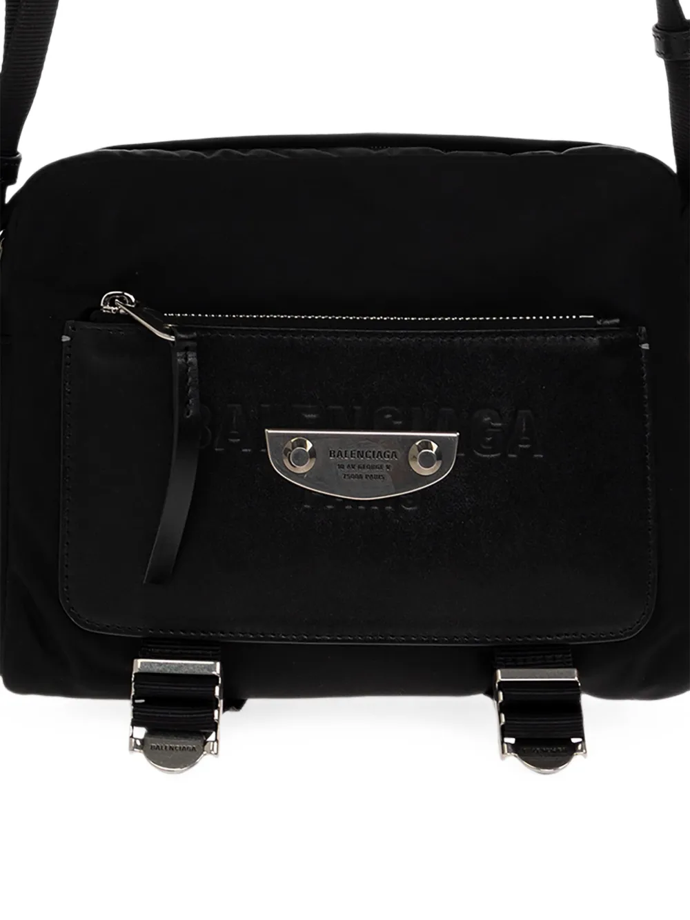 Balenciaga Sleek schoudertas met meerdere zakken Zwart