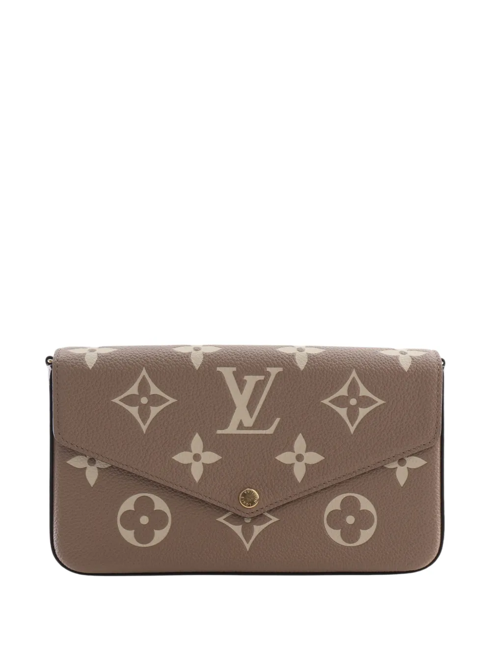 Louis Vuitton Pre-Owned 2021-2026 Bicolor Monogram Empreinte Pochette Felicie crossbody bag - Toni neutri