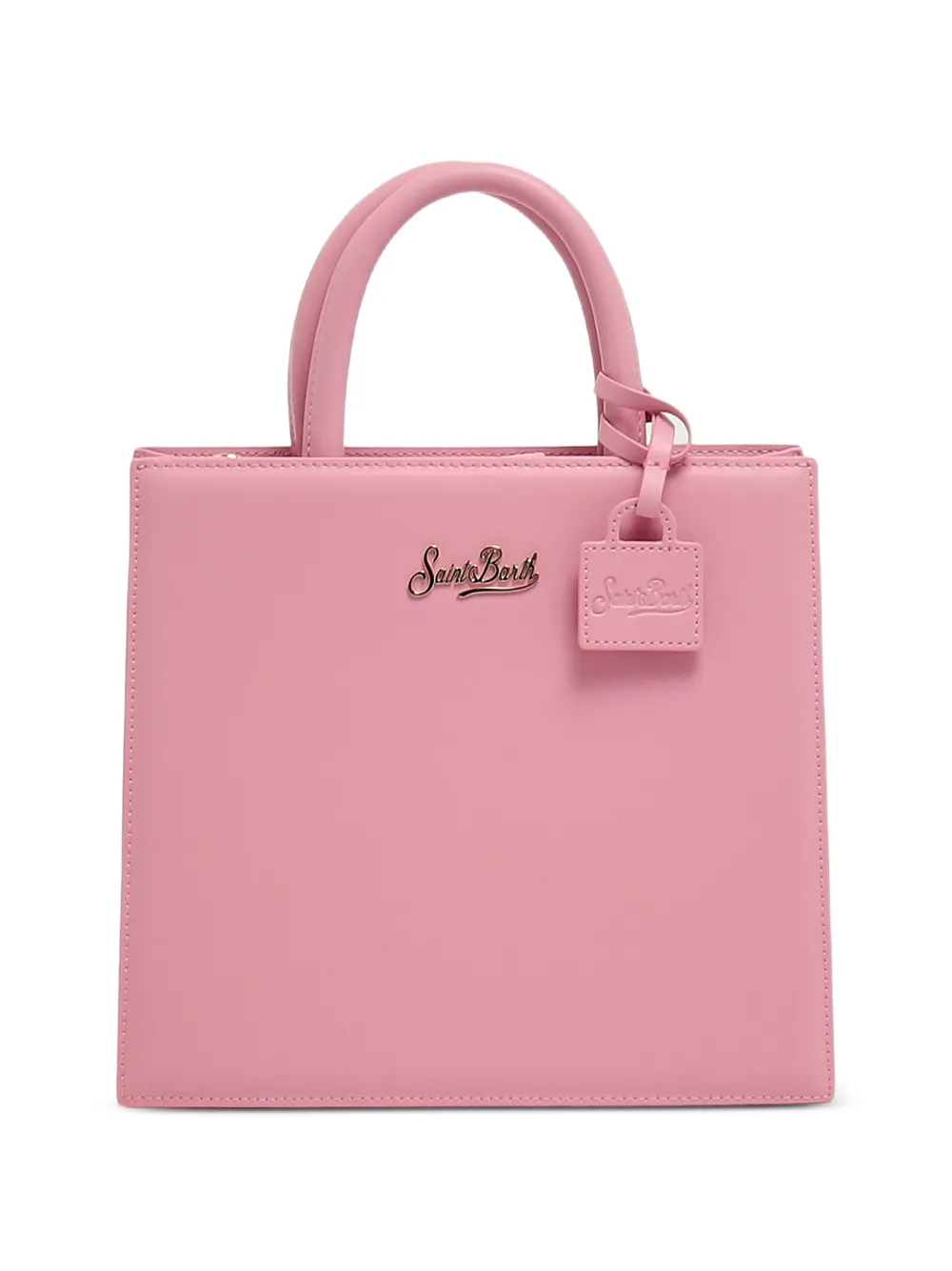 MC2 Saint Barth logo-plaque square tote bag