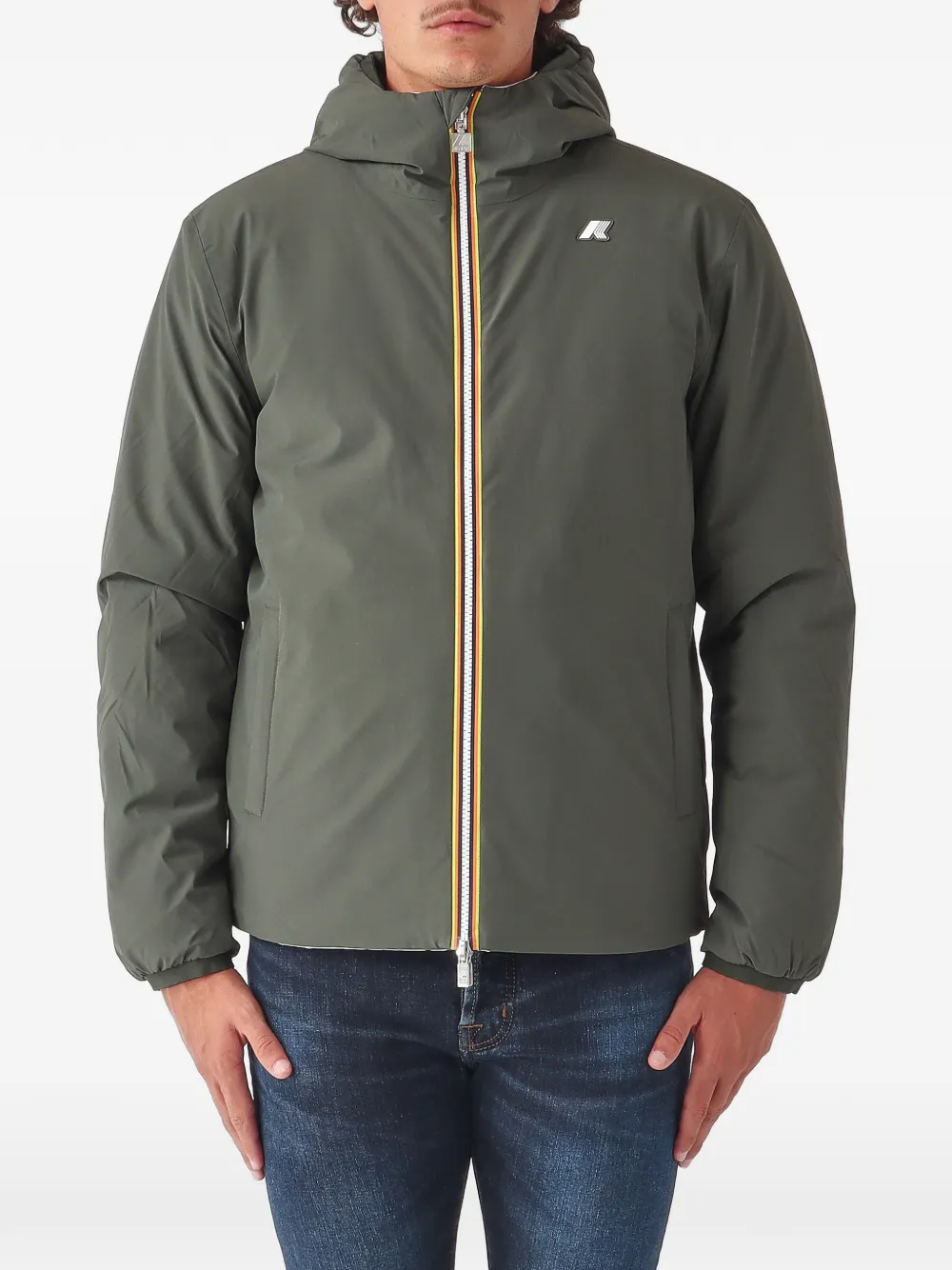 K-Way reversible hooded jacket