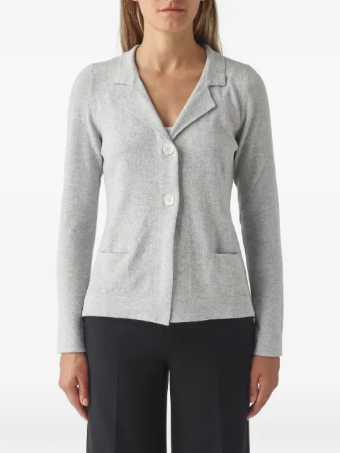 Gran Sasso button-fastening notched-lapel cardigan