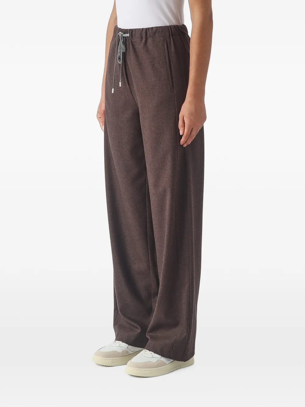Gran Sasso Broek met wijde pijpen Bruin