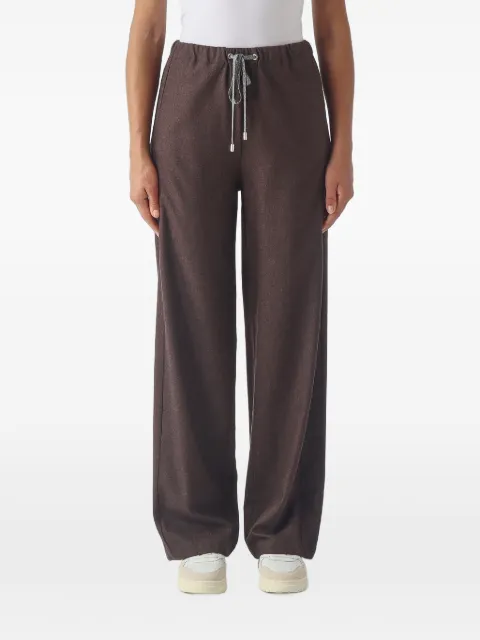 Gran Sasso drawstring wide-leg trousers