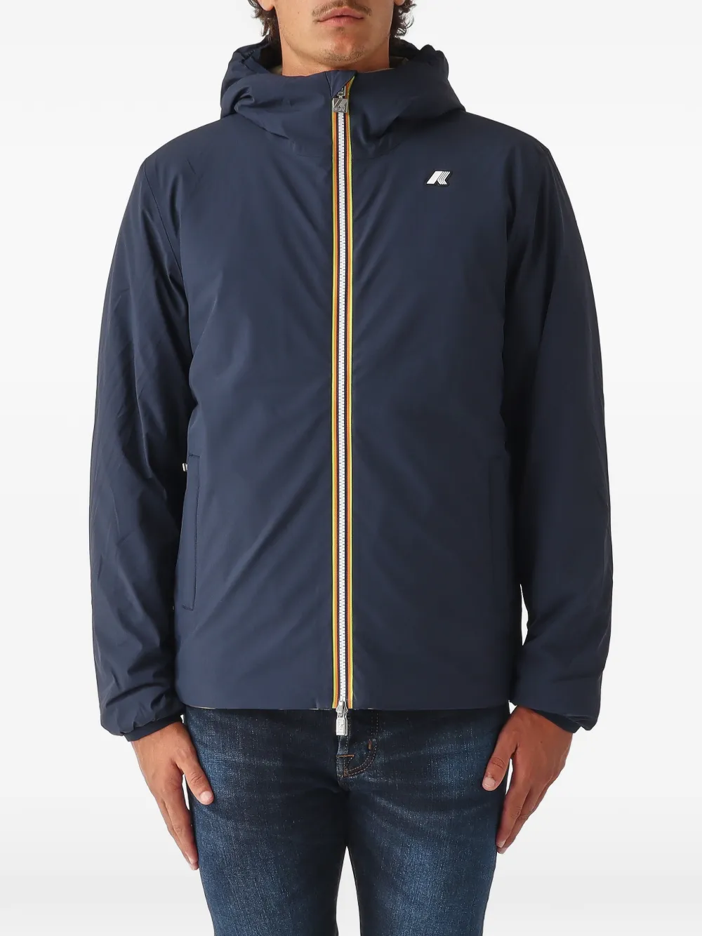 K-Way Jack St reversible hooded jacket