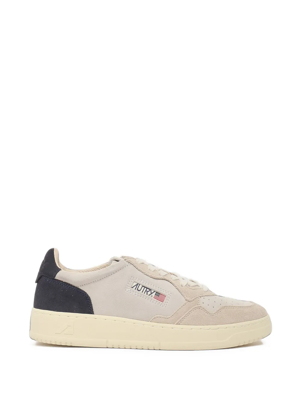 Autry perforated panelled suede sneakers - Toni neutri
